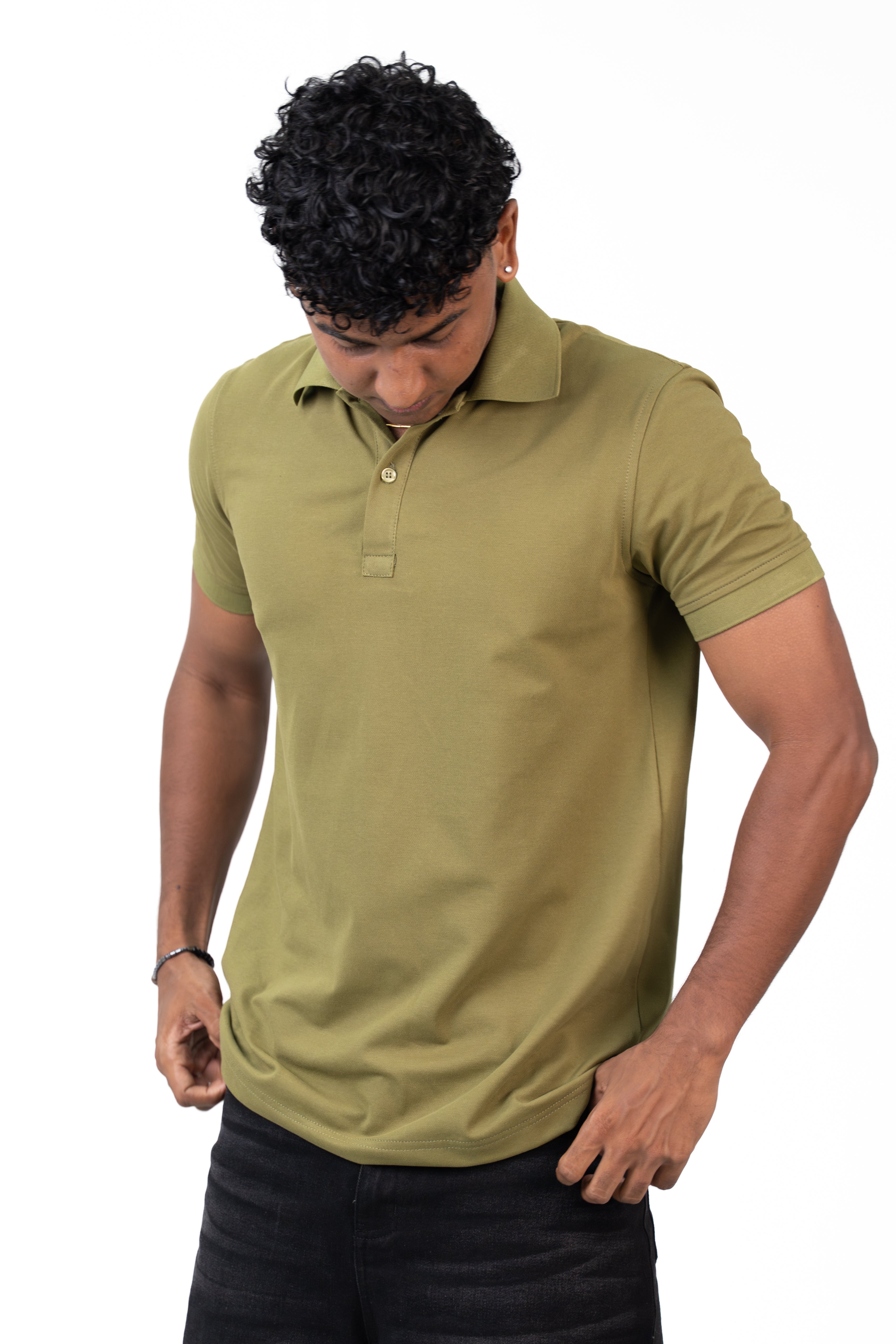 Polo - Olive Green