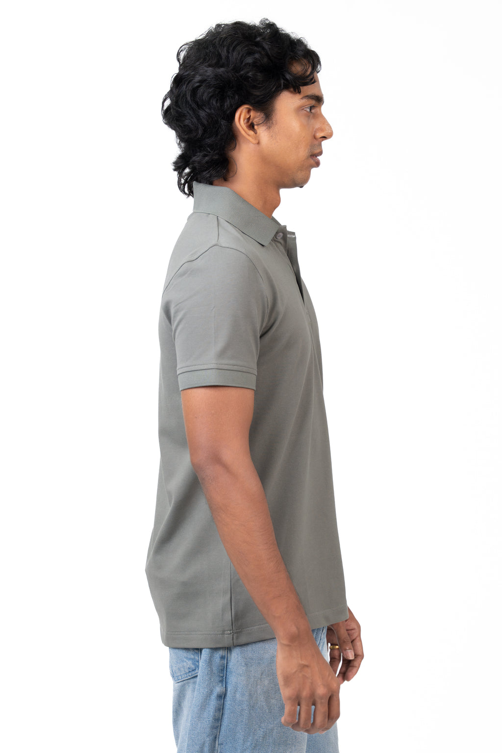 Polo - Silver Grey