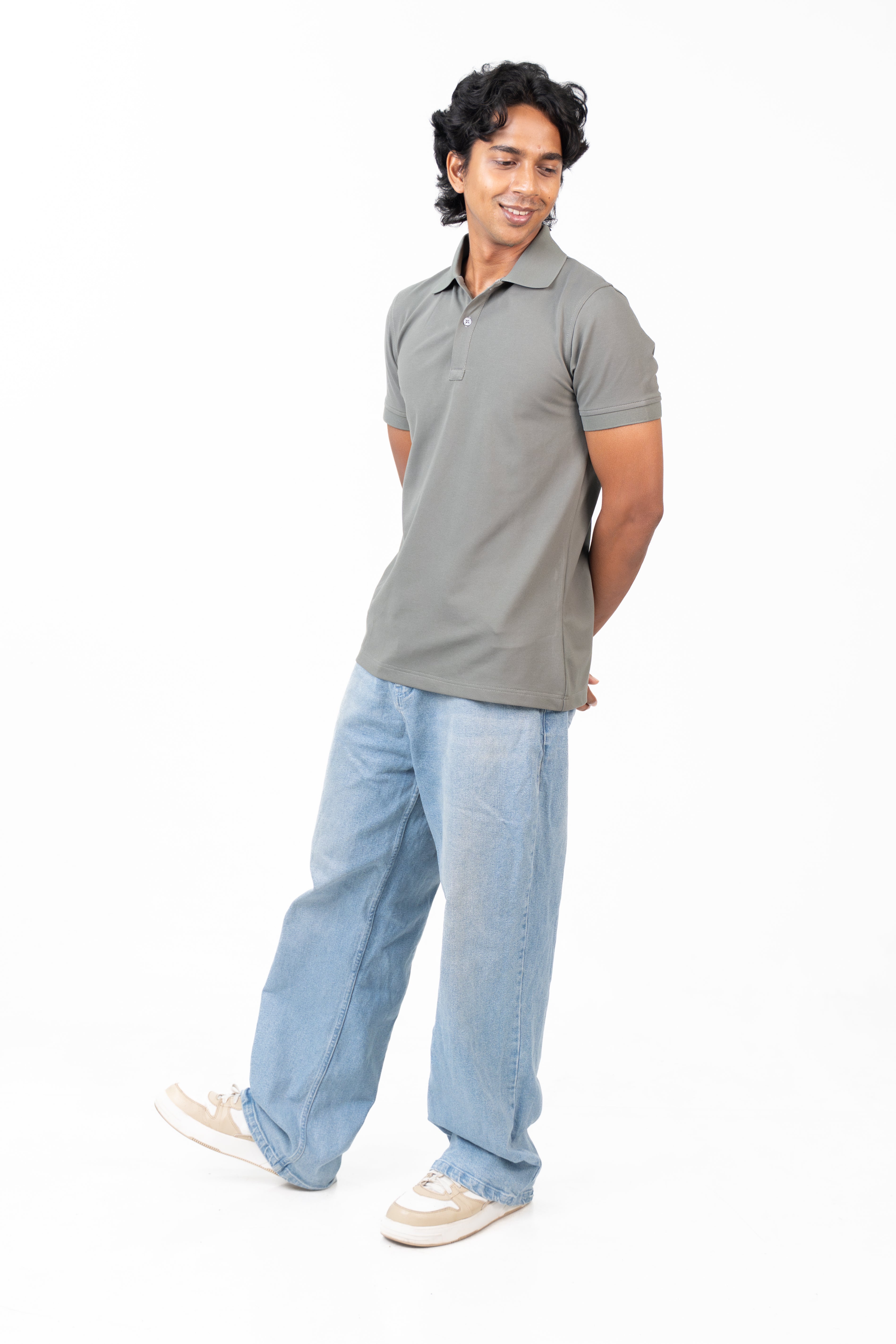 Polo - Silver Grey