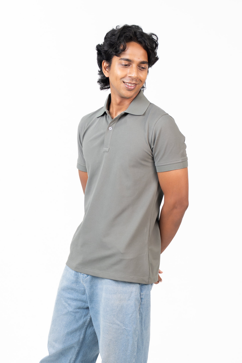 Polo - Silver Grey