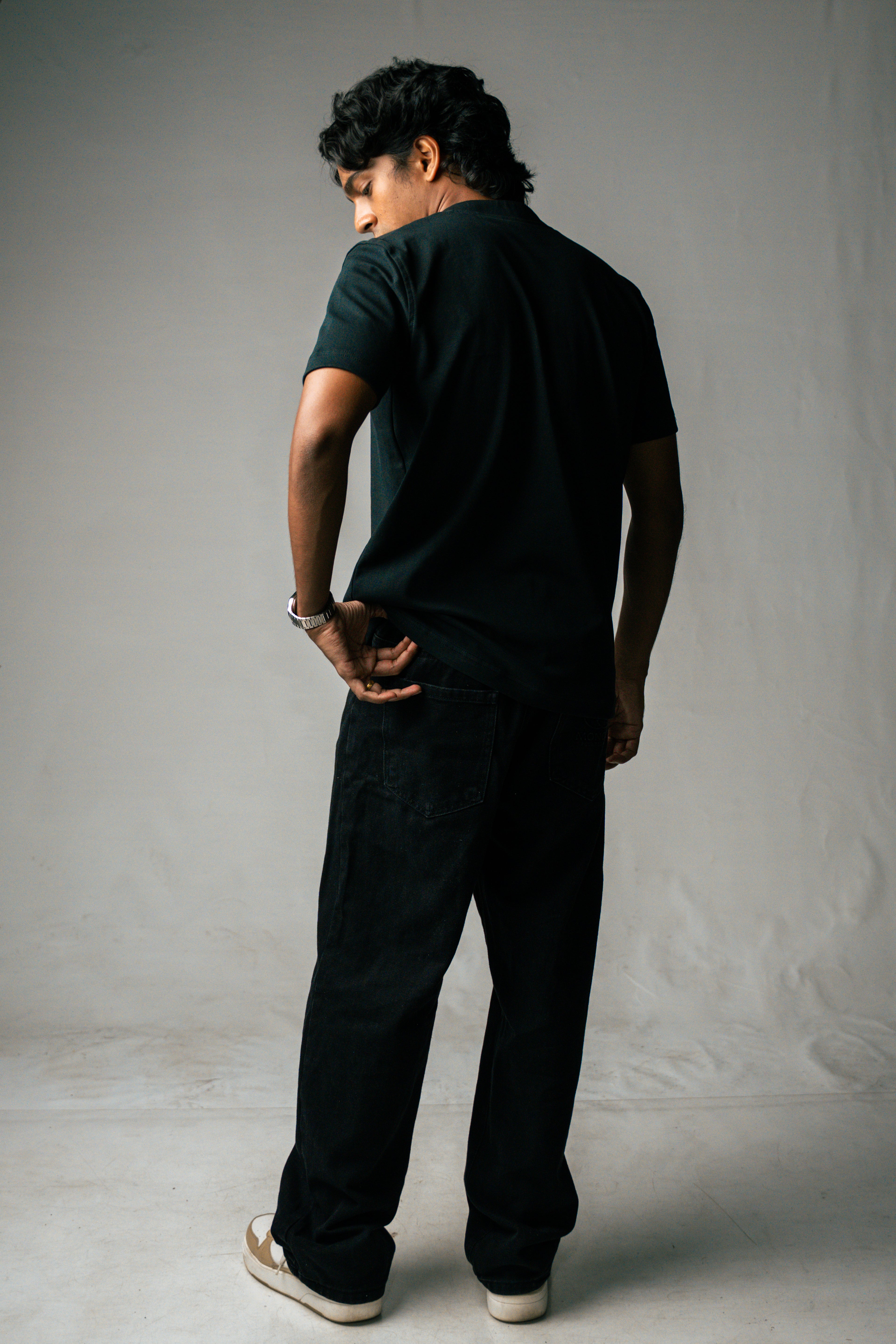 Henley Short Sleeve - Raven Black