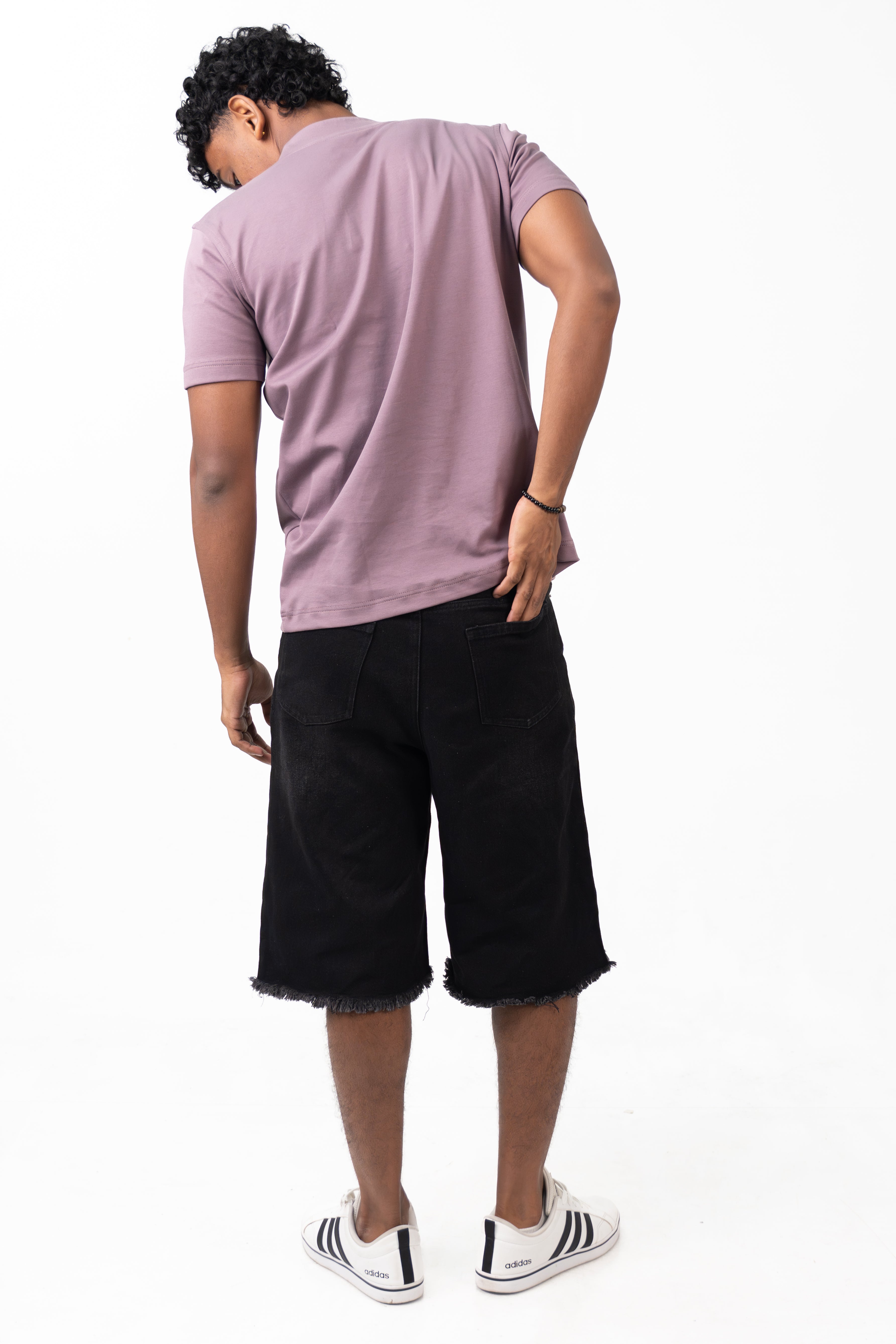 Henley Short Sleeve - Dusky Pink
