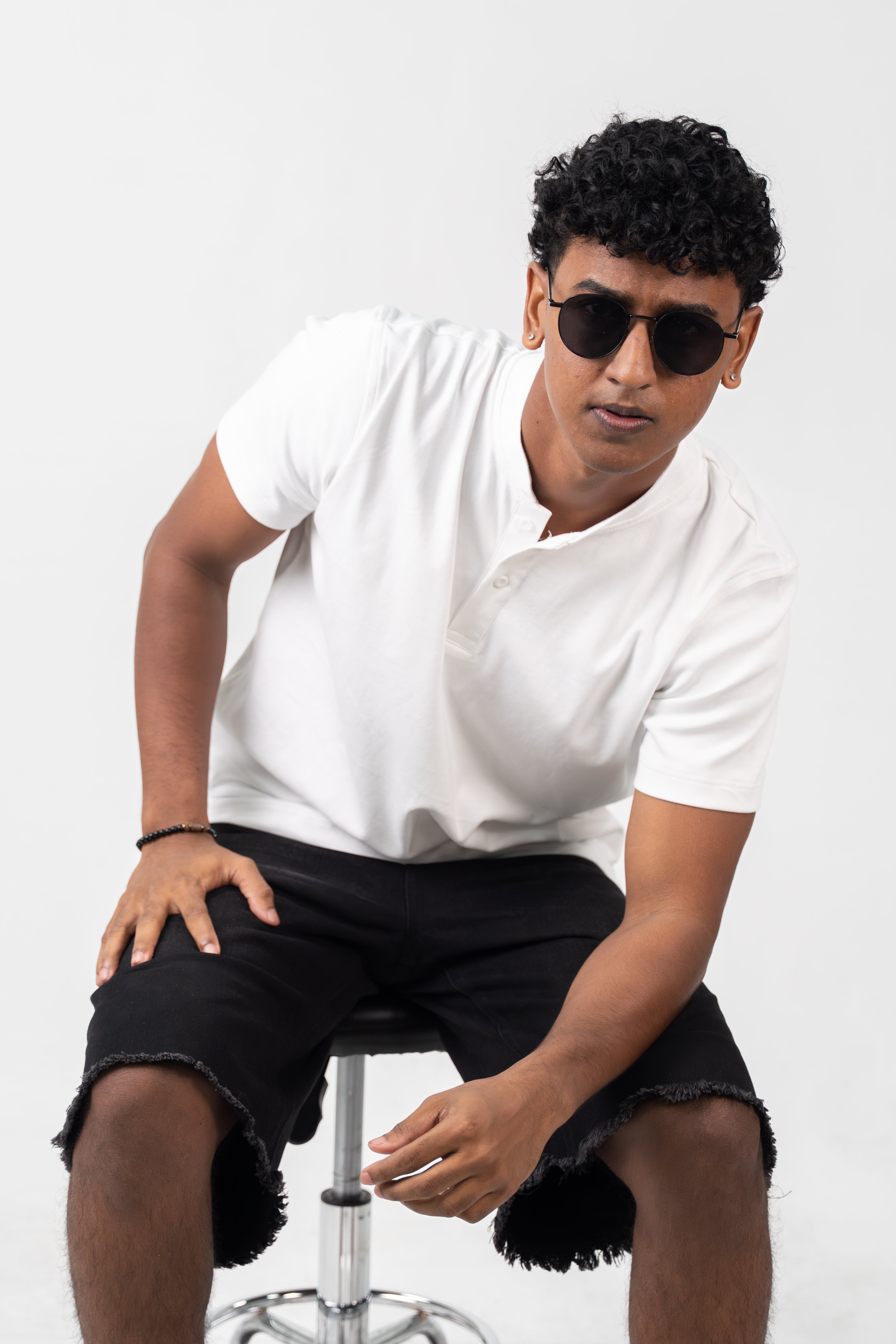 Henley Short Sleeve - Pure White