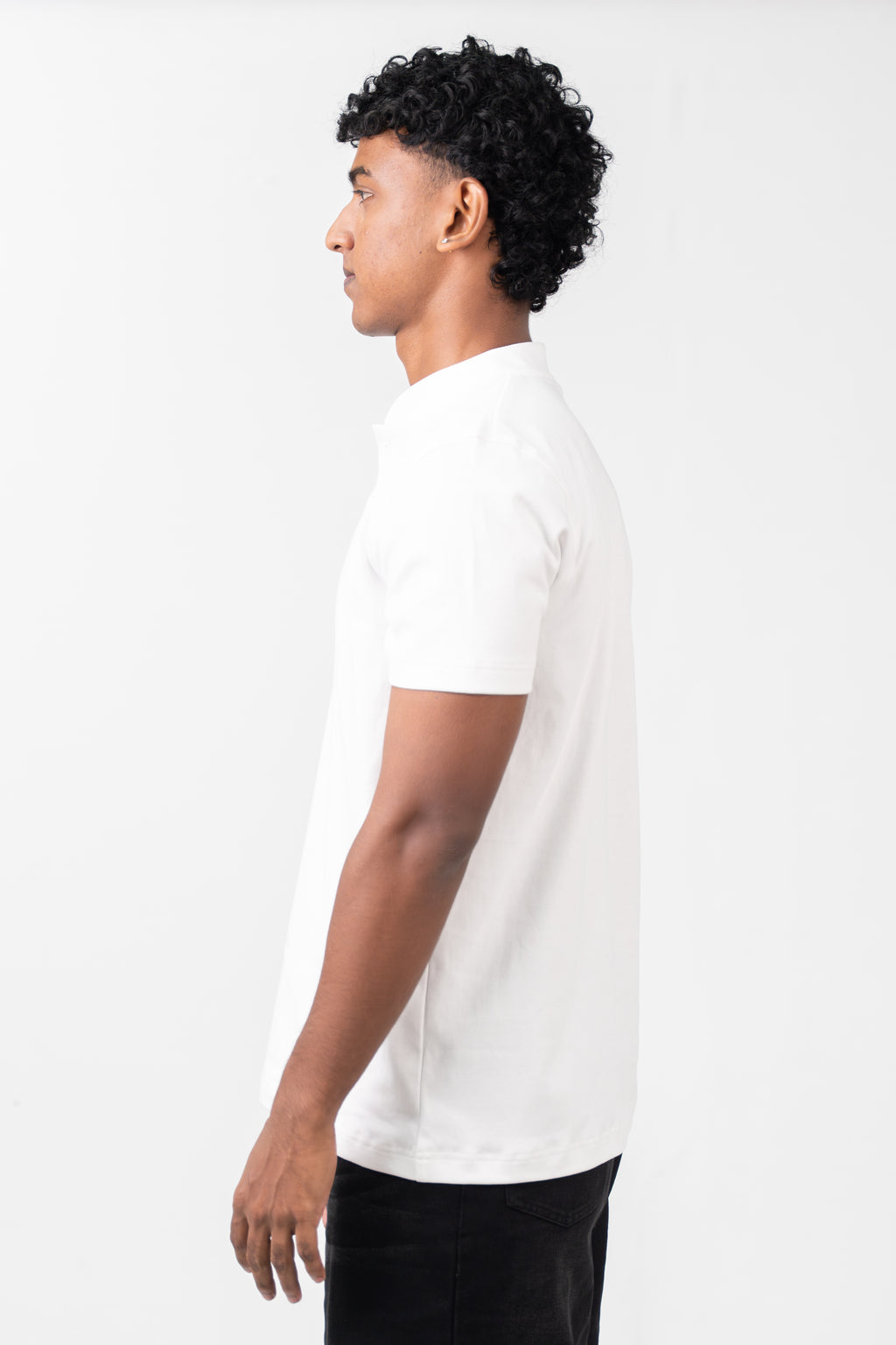 Henley Short Sleeve - Pure White