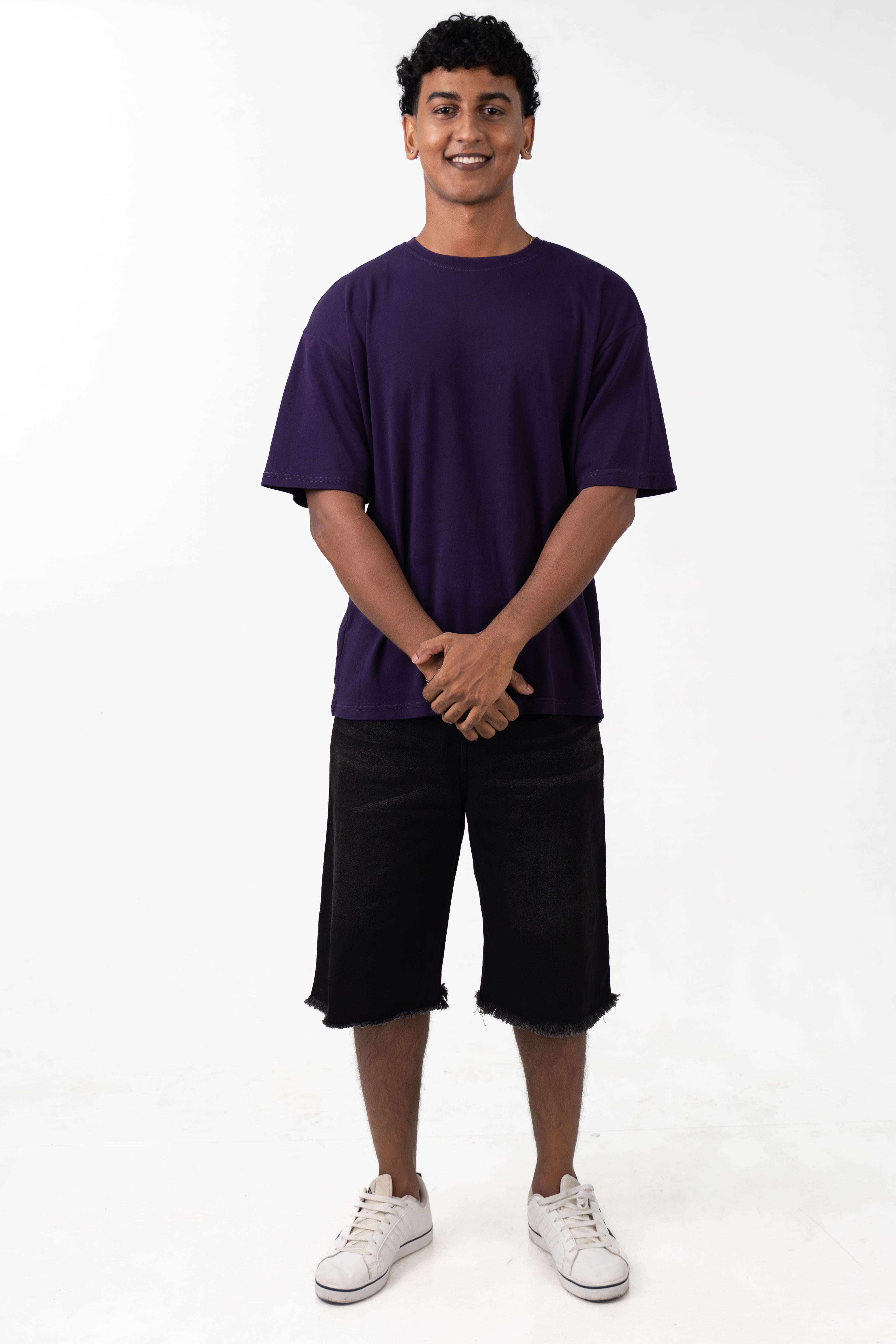 Oversized T-Shirt (Unisex) - Plum Purple
