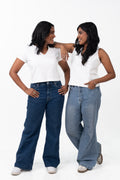 V-Neck Sleeve - Pure White