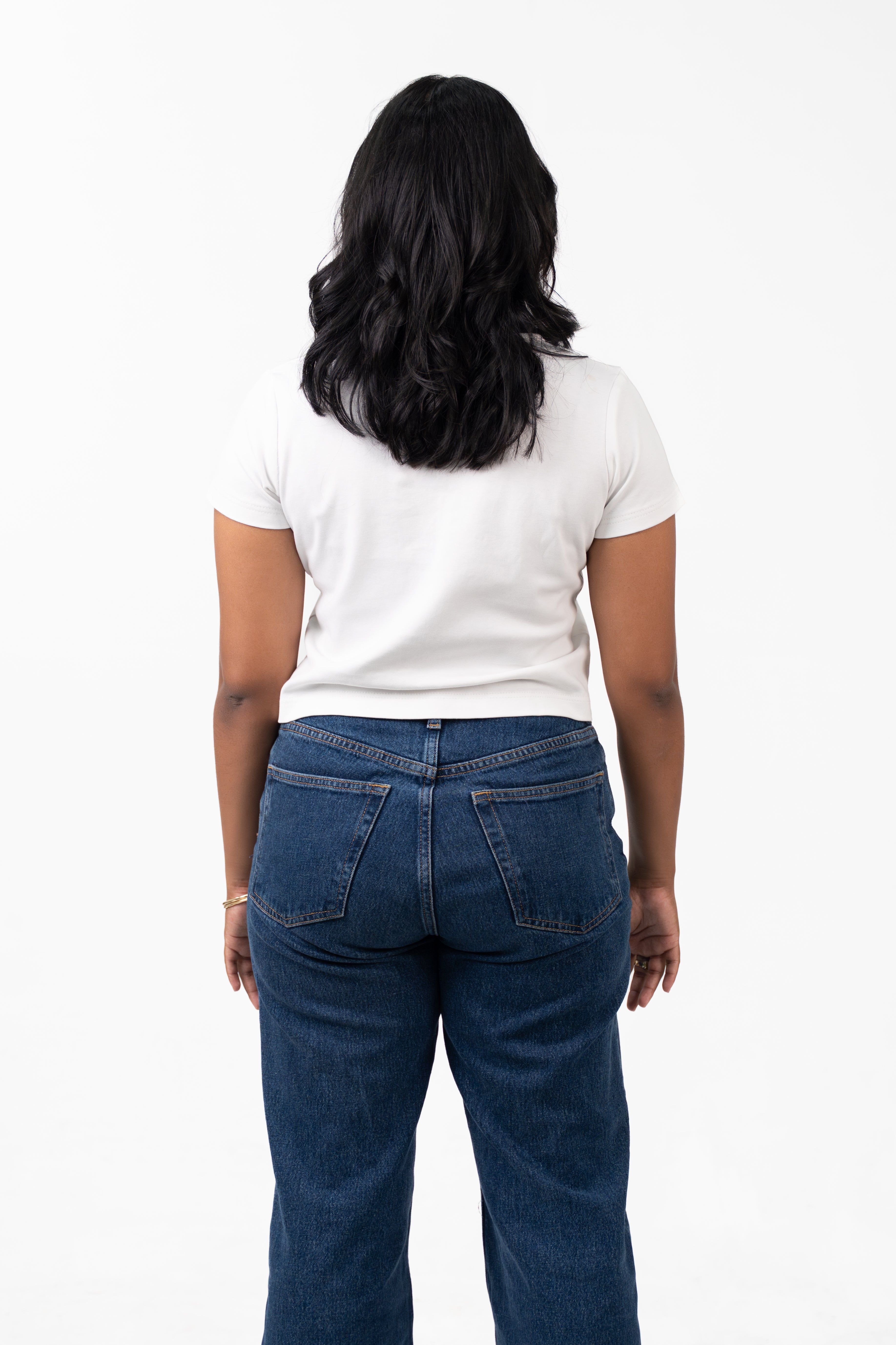 V-Neck Sleeve - Pure White