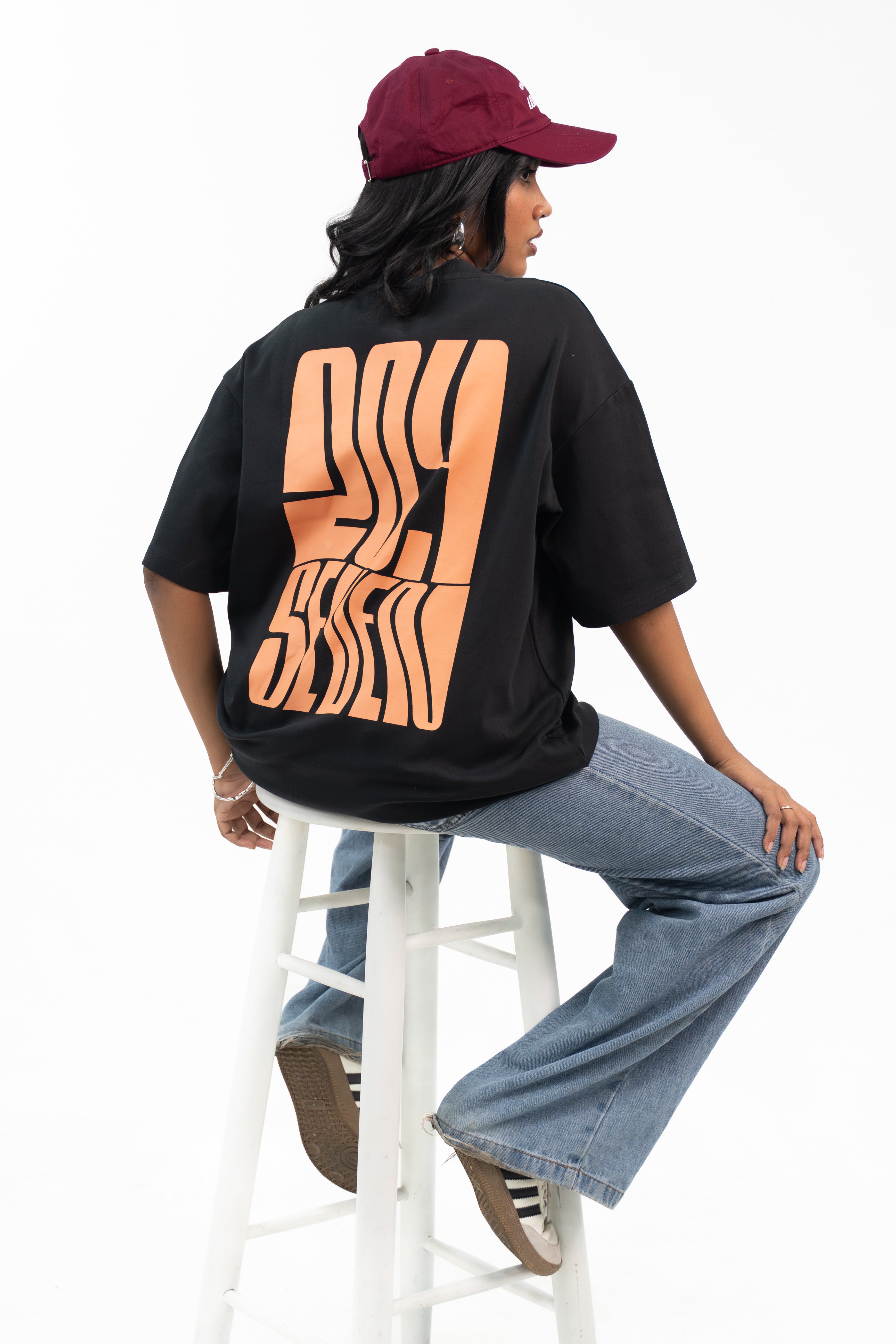 Oversize T-Shirt (Unisex) - Raven Black
