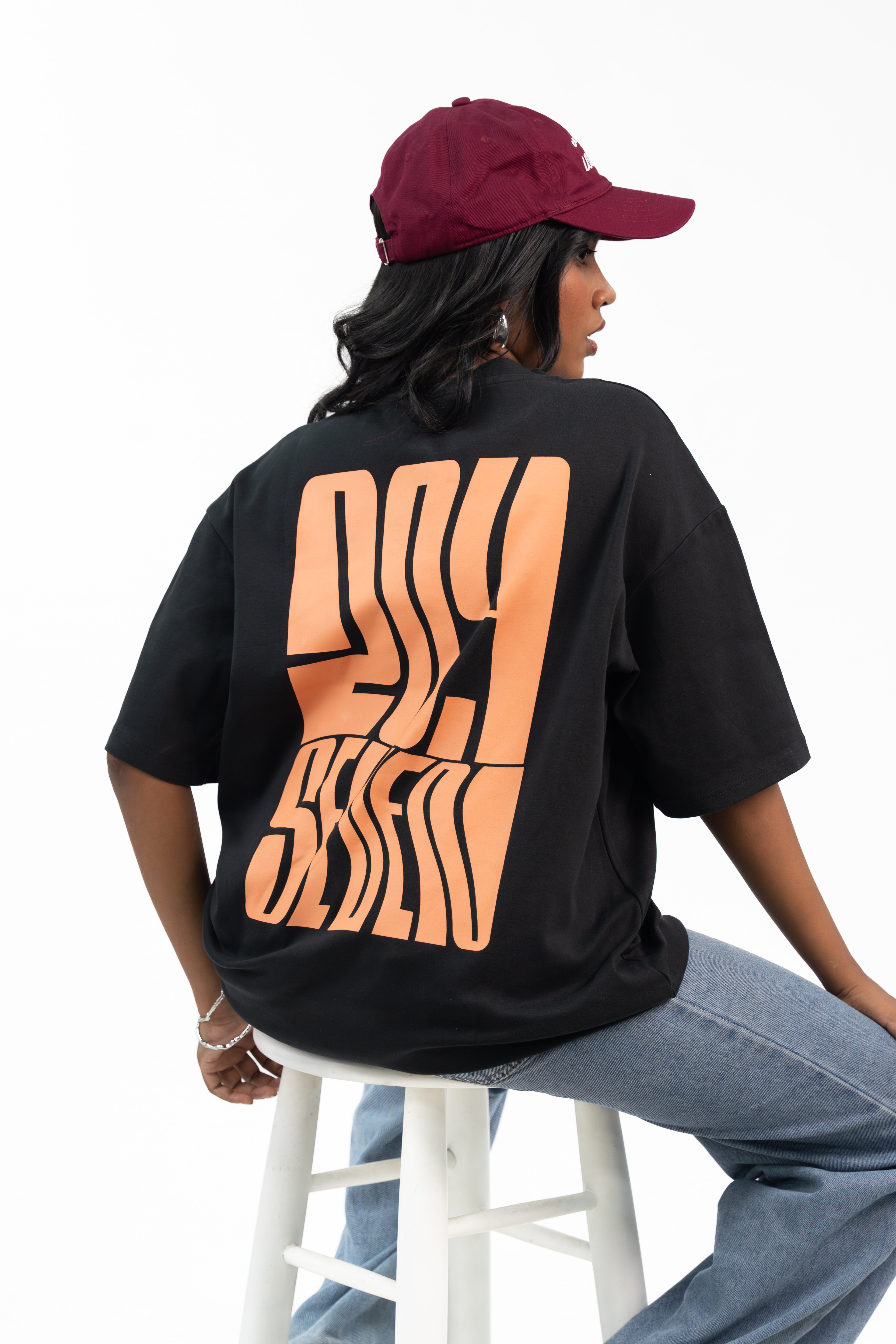 Oversize T-Shirt (Unisex) - Raven Black