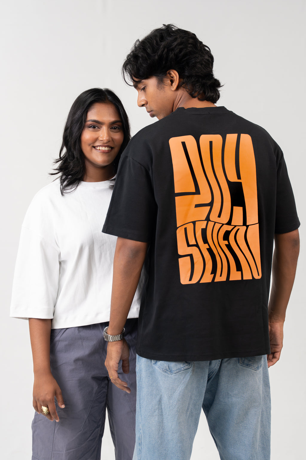 Oversize T-Shirt (Unisex) - Raven Black