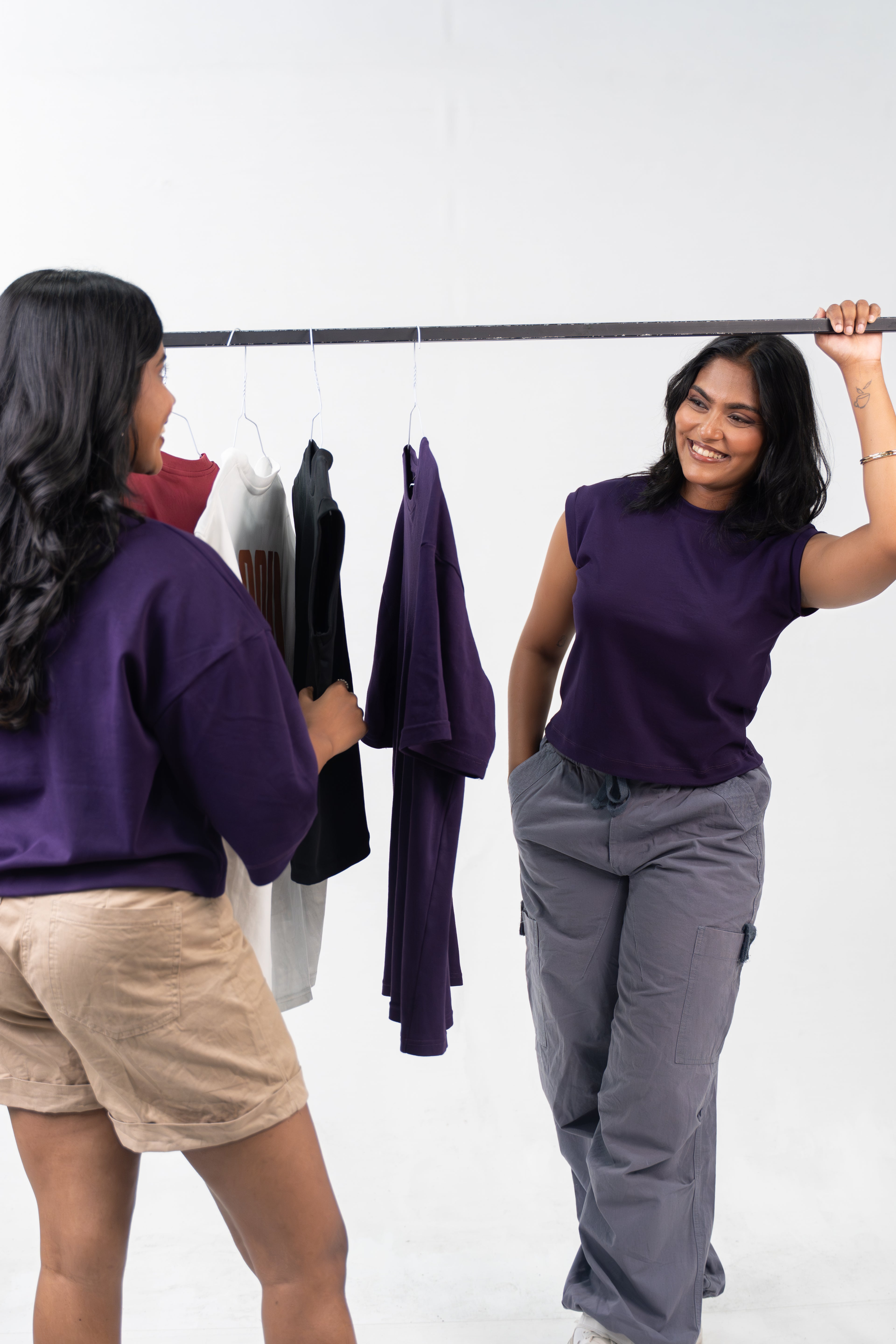 Jewel Neck - Plum Purple