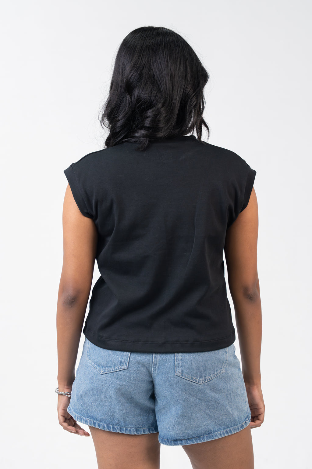 Jewel Neck - Raven Black