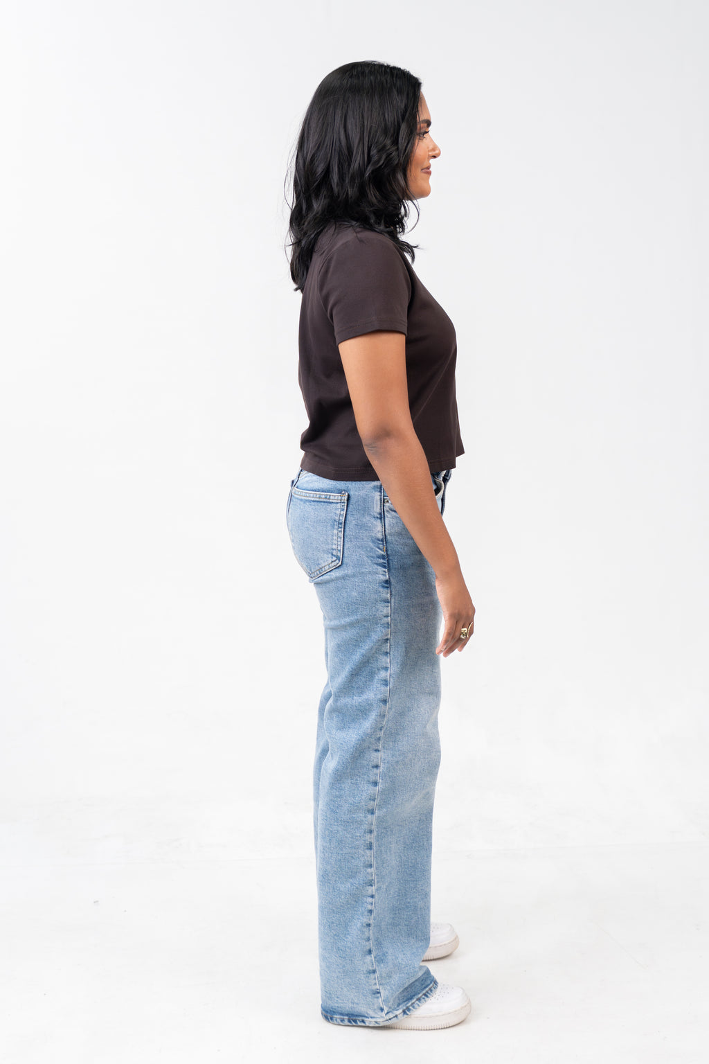V-Neck Sleeve - Chestnut Brown