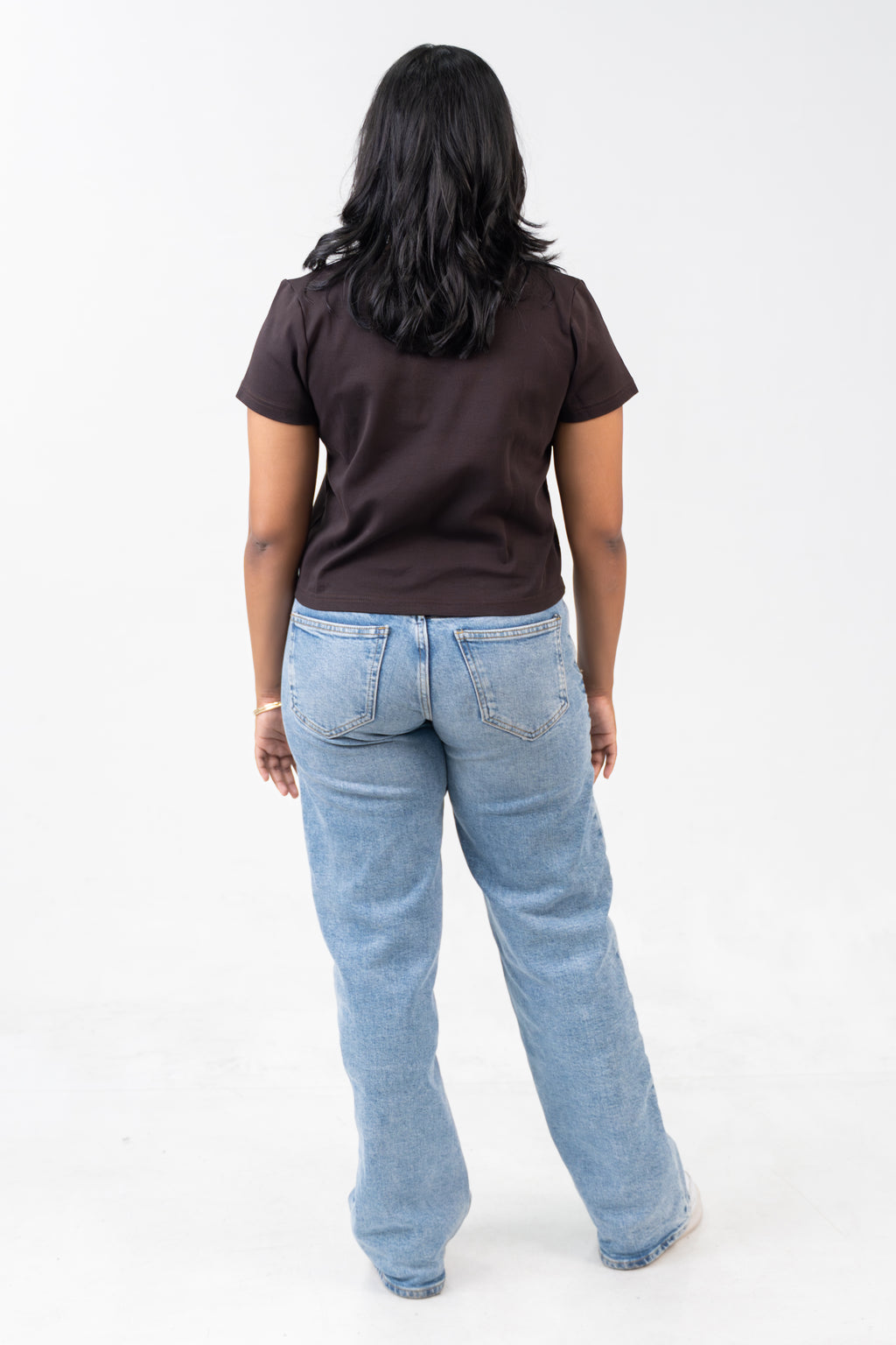 V-Neck Sleeve - Chestnut Brown