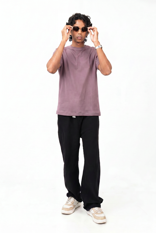 Crew Neck - Dusky Mauve